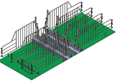 Élevage Volaille Porc Ferme Truie Limite Cage Porc Matériel Agricole